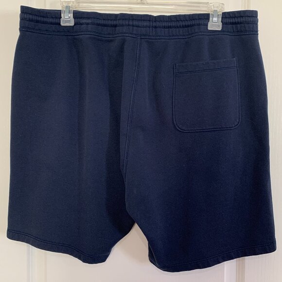 Old Navy 2 PC Fleece Jogger Sweat Shorts Drawstring Navy & Green Size XXL Tall - Picture 6 of 10